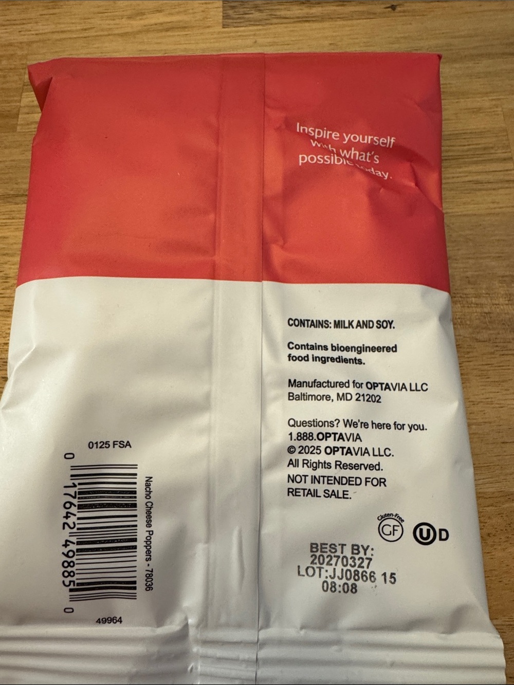 OPTAVIA - NOT EXPIRED - Nacho Cheese Poppers - 10 packages - Picture 4 of 6